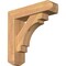 Ekena Millwork Merced Craftsman Smooth Bracket w/ Offset Brace, Western Red Cedar, 5 1/2"W x 20"D x 20"H BKT0604X20X20MRC04SWR - alternate 1
